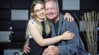 Glasses Girl Gives Handjob and Sucks Cock - лучшее порно 24/7 на HOTSEXVIDEOS24.COM