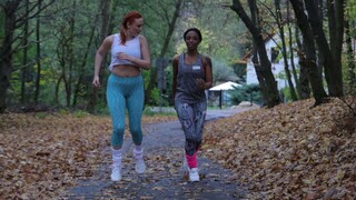 Sporty Lesbians Pussy Licking - Sweaty Gym Session - лучшее порно 24/7 на HOTSEXVIDEOS24.COM