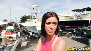 Outdoor Doggystyle with Athletic Brunette - смотрите горячие секс видео на HOTSEXVIDEOS24.COM