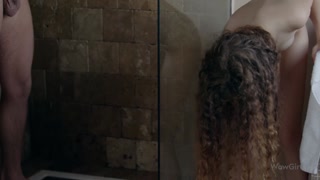 Vanessa's wet and wild shower handjob session - лучшее порно 24/7 на HOTSEXVIDEOS24.COM
