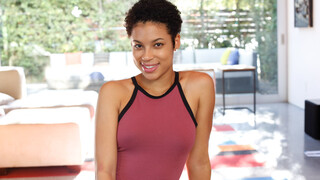 Shiny Ebony Pussy Amethyst Banks Gets Hammered - лучшее порно 24/7 на HOTSEXVIDEOS24.COM