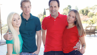 Taboo Family Foursome - Fathers Share Their Girls Pt. 2 - лучшее порно 24/7 на HOTSEXVIDEOS24.COM