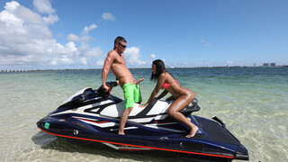Alina Belle Brunette Doggystyle Pounding on Beach - лучшее порно 24/7 на HOTSEXVIDEOS24.COM