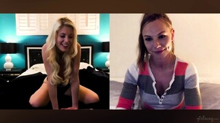Blonde Aidra Fox & Brunette Charlotte Stokely Fingering Their Wet Pussies - лучшее порно 24/7 на HOTSEXVIDEOS24.COM