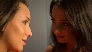 Lesbian Tongue Action on Juicy Shaved Pussies - лучшее порно 24/7 на HOTSEXVIDEOS24.COM
