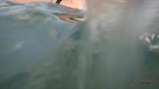 Lily Jordan's beach striptease in Hawaii - Shaved pussy & sexy moves - лучшее порно 24/7 на HOTSEXVIDEOS24.COM