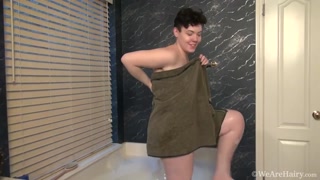 Dmitri Vosche shows off big tits in bubbly shower - лучшее порно 24/7 на HOTSEXVIDEOS24.COM