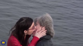 Birgitta K. and Josane - Lesbian Action with Mature and Teen - лучшее порно 24/7 на HOTSEXVIDEOS24.COM