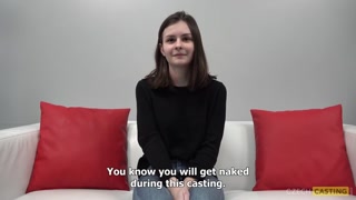 Juicy Brunette Tereza - European Casting - лучшее порно 24/7 на HOTSEXVIDEOS24.COM