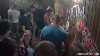 Brunette Czech Babe Takes Big Cock in Group Sex - лучшее порно 24/7 на HOTSEXVIDEOS24.COM