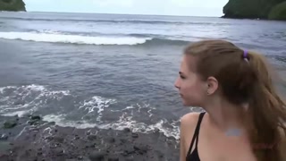 Petite Sydney Cole deepthroats cock - small tits bouncing - лучшее порно 24/7 на HOTSEXVIDEOS24.COM