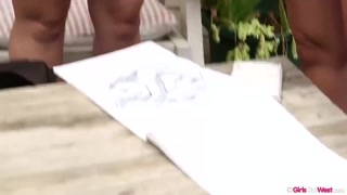 Big Tits Babe Gala & Nio Pissing in Nature - лучшее порно 24/7 на HOTSEXVIDEOS24.COM