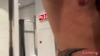 Mirror View: Carla Swallows Cum in a Dressing Room - смотрите горячие секс видео на HOTSEXVIDEOS24.COM