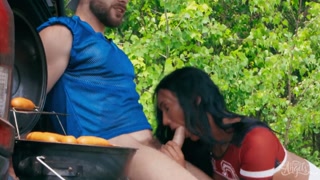 Cock Tease at the Tailgate - лучшее порно 24/7 на HOTSEXVIDEOS24.COM