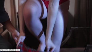 Blonde Schoolgirl in Lingerie and Stockings Fucks Professor - лучшее порно 24/7 на HOTSEXVIDEOS24.COM