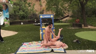 Tattooed slut Chanel Grey takes a facial in the sun - лучшее порно 24/7 на HOTSEXVIDEOS24.COM