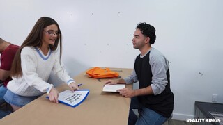 Petite Latina Gets Deepthroat from Muscular Man - лучшее порно 24/7 на HOTSEXVIDEOS24.COM
