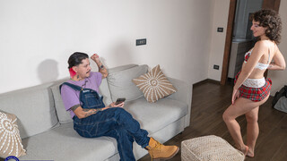 Stepmom Mary Rider Seduces Stepson and His Girlfriend - лучшее порно 24/7 на HOTSEXVIDEOS24.COM