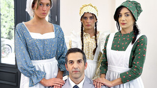 Donnie Fucks Three Skinny Wives in Wild Foursome - лучшее порно 24/7 на HOTSEXVIDEOS24.COM