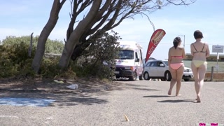 Brunette MILFs Chasey & Luci Q - Hot Beach Fuck Session - лучшее порно 24/7 на HOTSEXVIDEOS24.COM