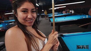 Doggystyle Action at The Pool Hall - лучшее порно 24/7 на HOTSEXVIDEOS24.COM