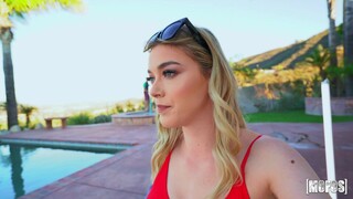 European Beauty Anny Aurora Licks Pussy & Gets Spanked by Pool - смотрите горячие секс видео на HOTSEXVIDEOS24.COM