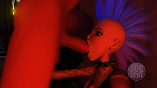 Outdoor Animation - SentiMetal's Deepthroat Fun - лучшее порно 24/7 на HOTSEXVIDEOS24.COM