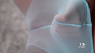 Small-Titted Deborah Fingers Herself in Pantyhose - лучшее порно 24/7 на HOTSEXVIDEOS24.COM